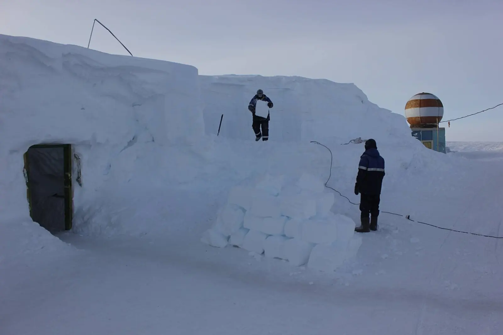 Water provisioning at Vostok Station, Antarctica
