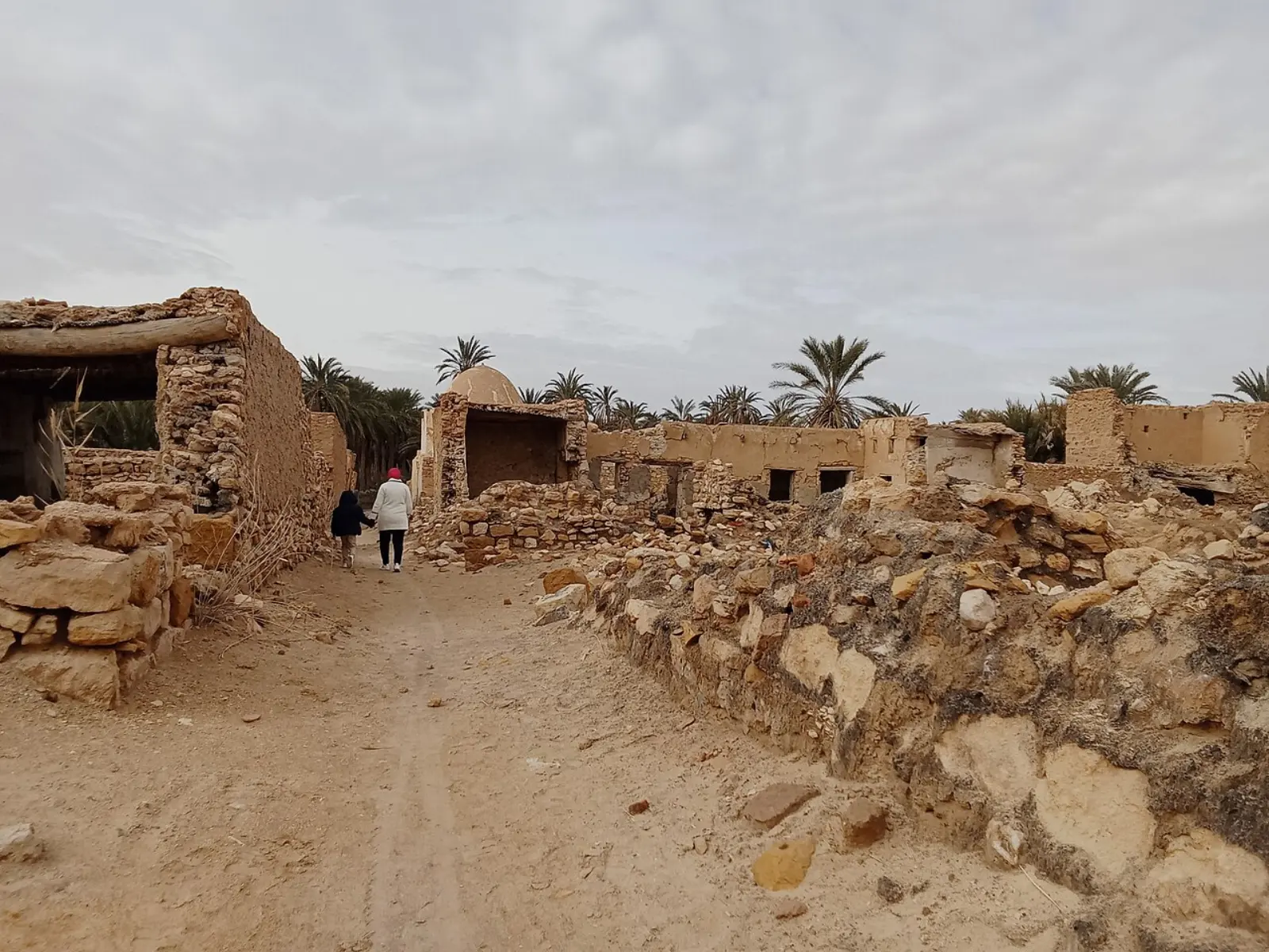 The old town of Kebili, Tunisia