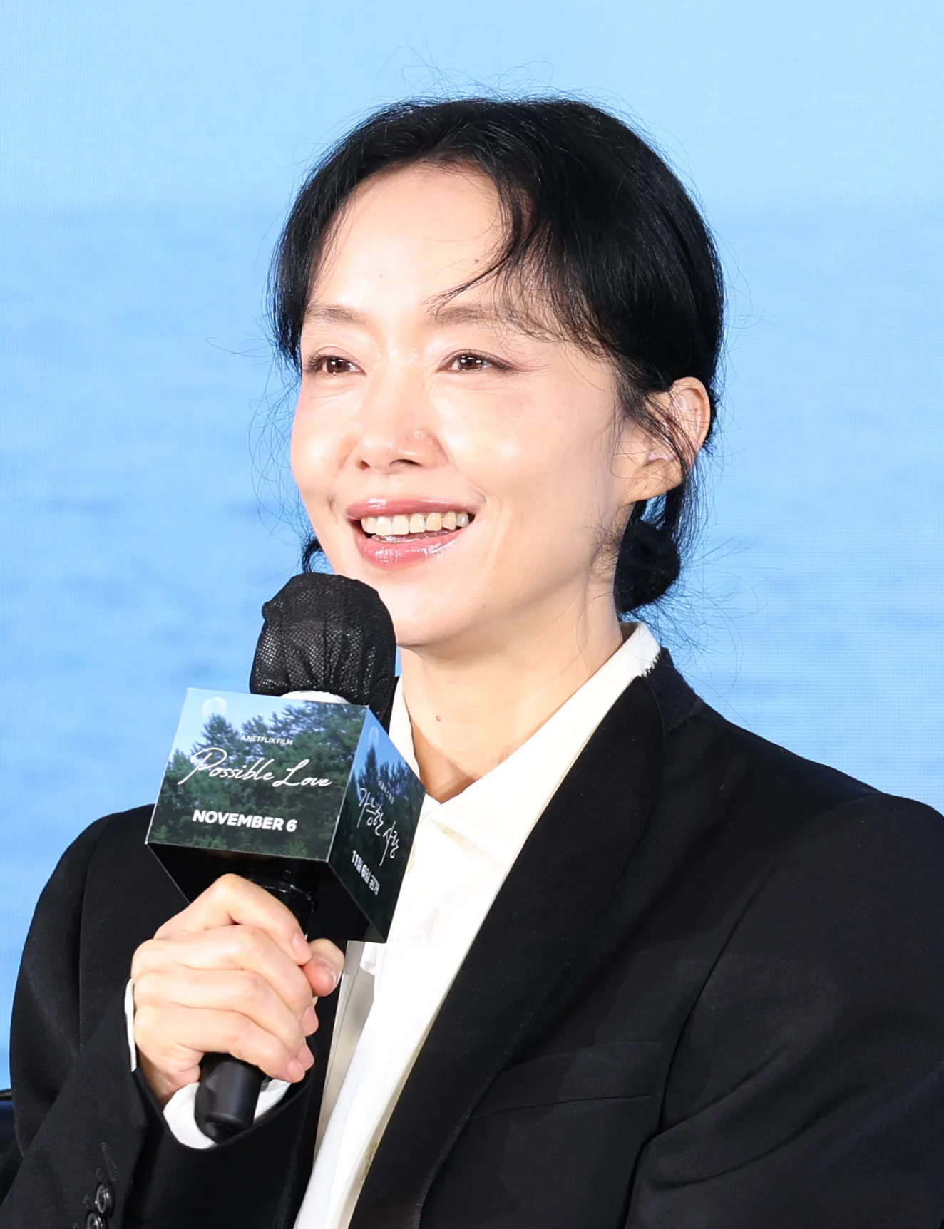 Actress Jeon Do-yeon at the August 2026 Possible Love press conference